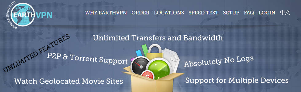 Der VPN Dienst EarthVPN